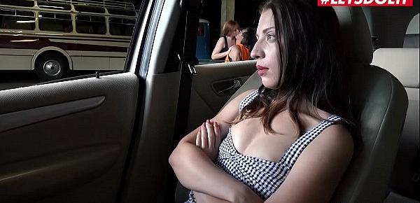  LETSDOEIT - Eva Berger Therese Bizzare - Russian MILF Mom Pays With Pussy For Her Car While Her Stepdaughter Is Watching